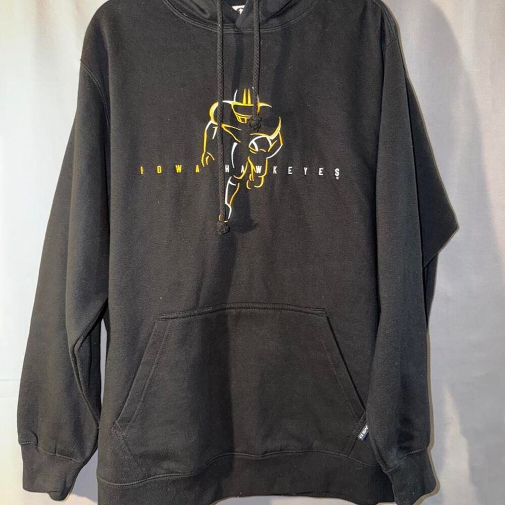 Vintage Iowa Hawkeyes Football black hoodie